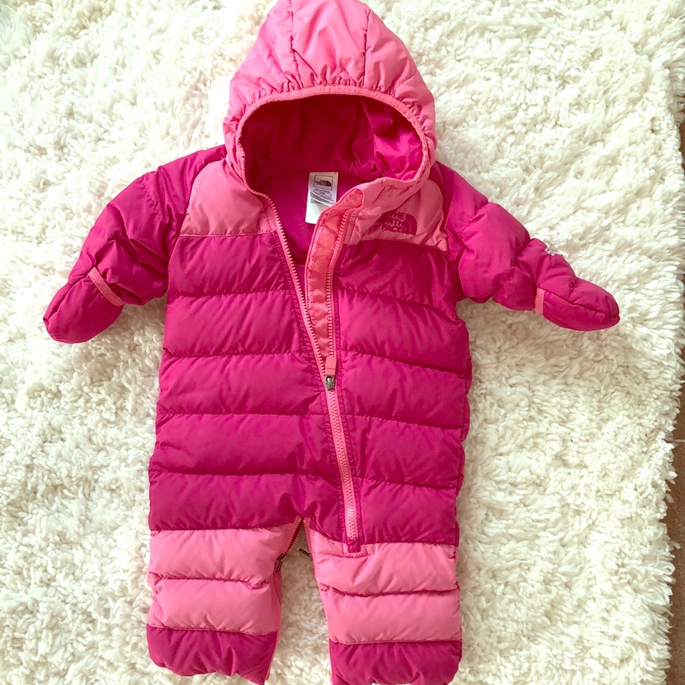 3-6 month baby girl snowsuit